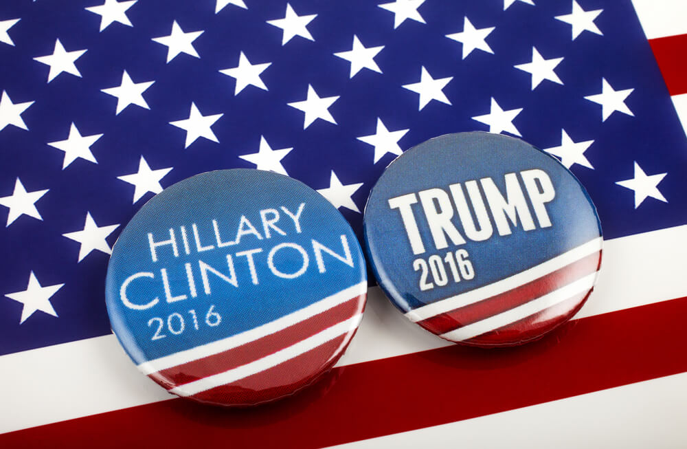 Presidential Race Buttons